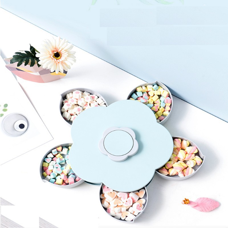 KHAY MỨT LÚA MẠCH -  KHAY ĐỰNG BÁNH KẸO TẾT - HÌNH HOA XOAY MỞ TỰ ĐỘNG - Làm quà tặng nhân diệp tết 2020