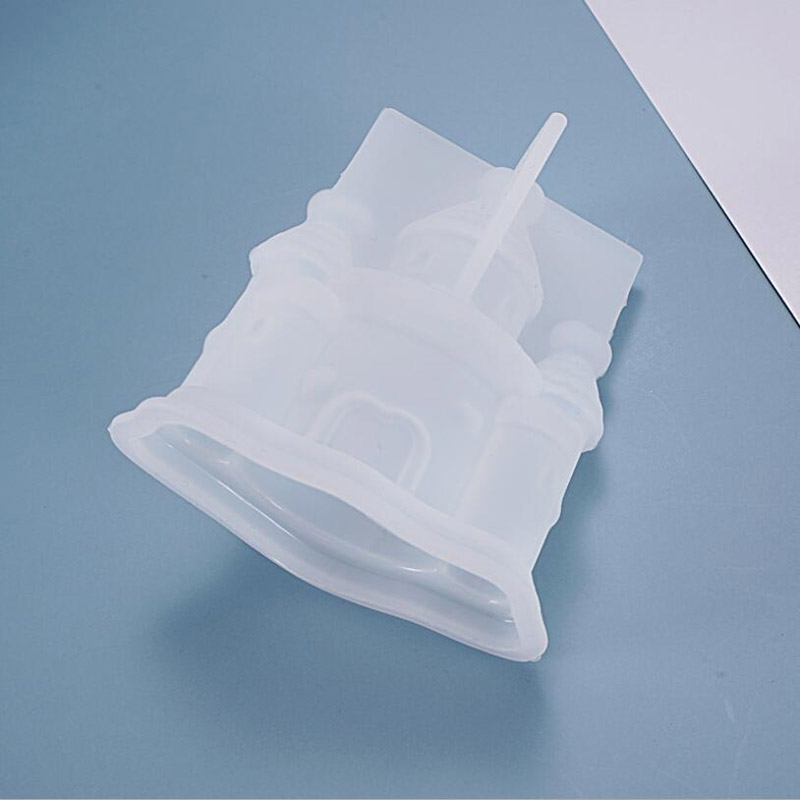 Khuôn Silicone Làm Đồ Trang Sức Hình Lâu Đài 3D
