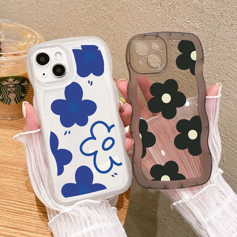 Suntaiho Ốp lưng Ốp điện thoại mềm trong suốt hình hoa thích hợp cho iPhone 11 iPhone 11 Pro 13 12 Pro Max X XS Max XR 7