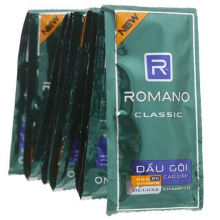 Dầu Gội Nước Hoa Romano Classic 5G Gói