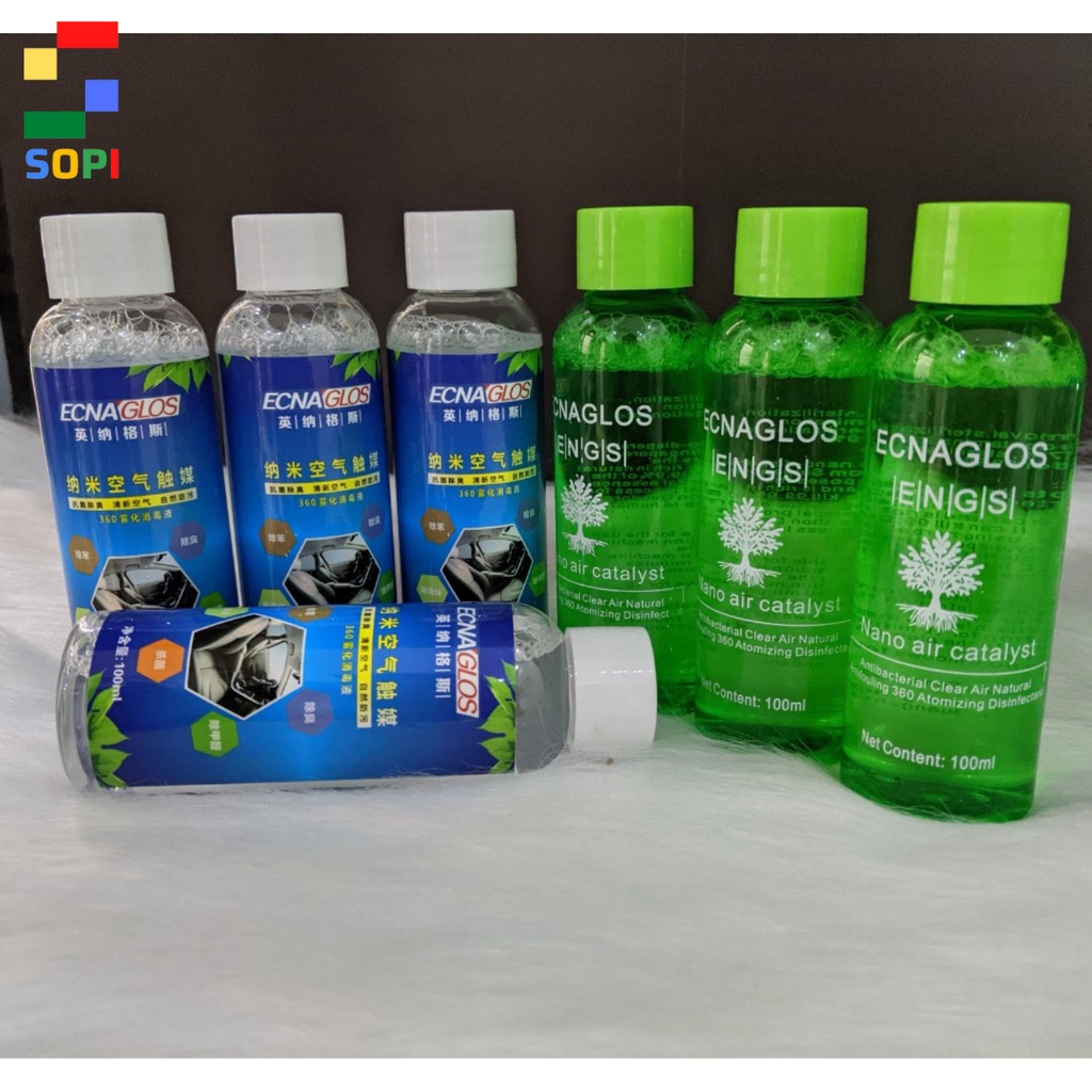 Dung Dịch Khử Mùi Nano Bạc, Dùng Cho Máy Khử Mùi Ô Tô, Khử Mùi Phòng Ngủ Tạo Khói Chai 100ml, Gia Dụng Thông Minh 361