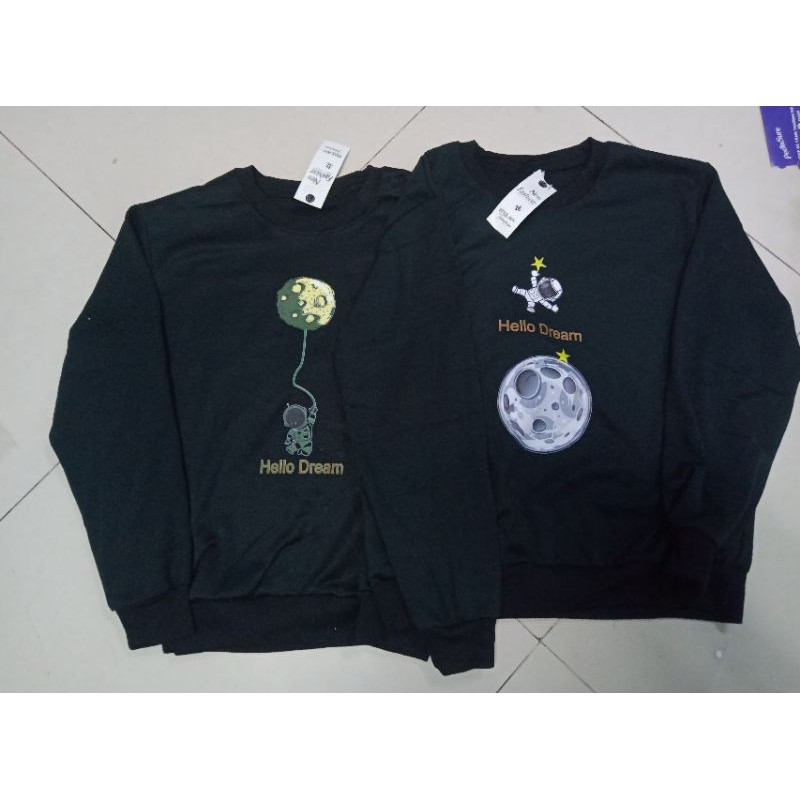 Áo nỉ sweater đôi nam nữ thu đông from rộng unisex cá tính, chất đẹp