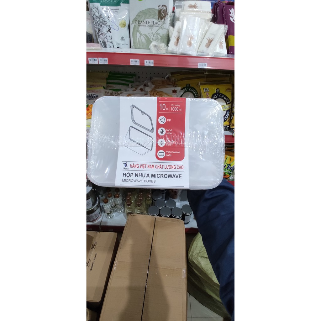 Set 10 Hộp Nhựa Đựng Thực Phẩm Cao Cấp