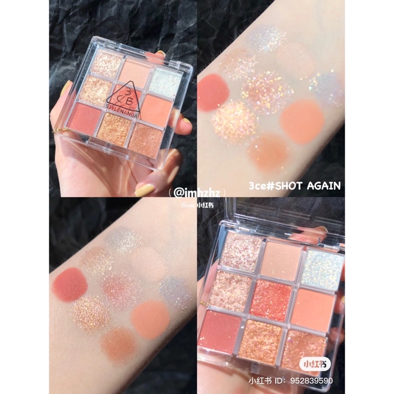 Bảng mắt 3CE 9 ô vỏ trong