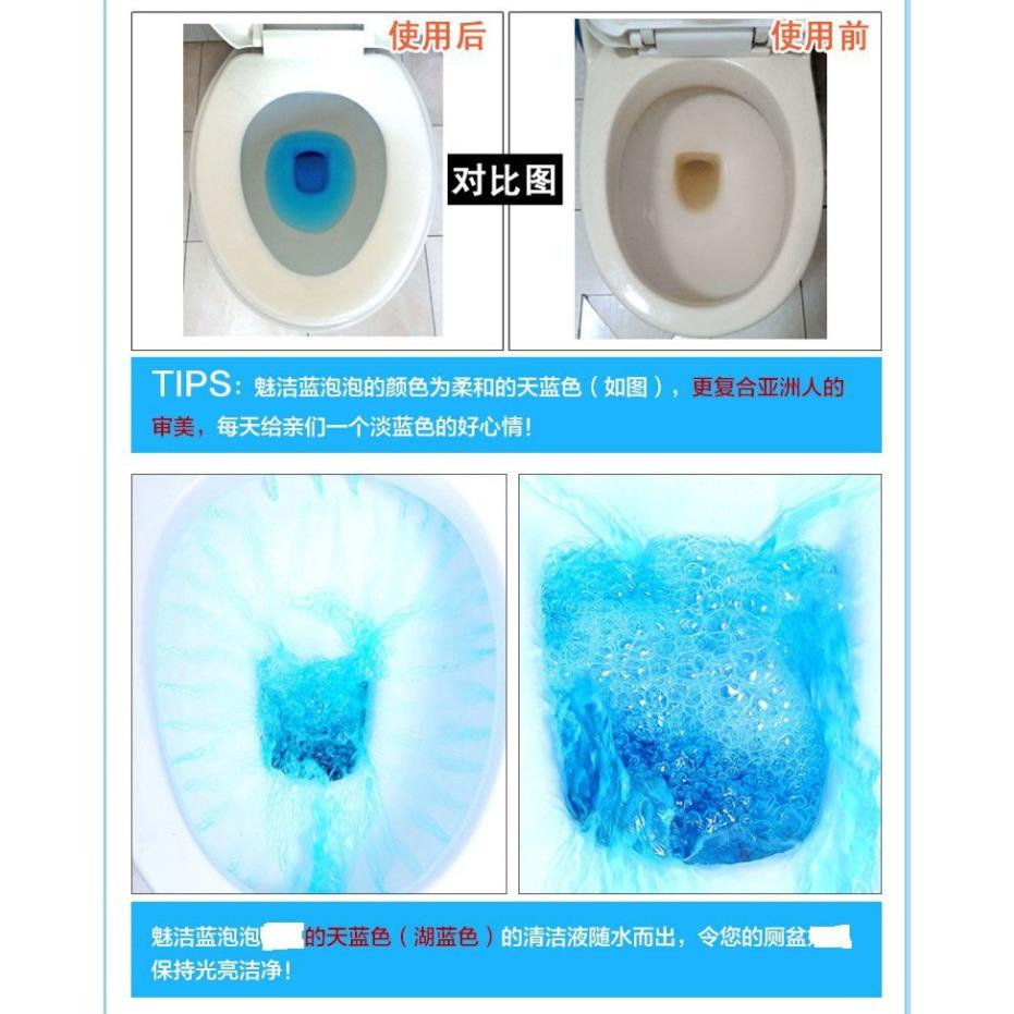 [TÚI 10] Viên Thả Bồn Cầu - Viên Tẩy Bồn Cầu - Vệ Sinh Toilet, Diệt Khuẩn, Khử Mùi, Giúp Thơm, Làm Sạch Bệ Xí - MILOZA