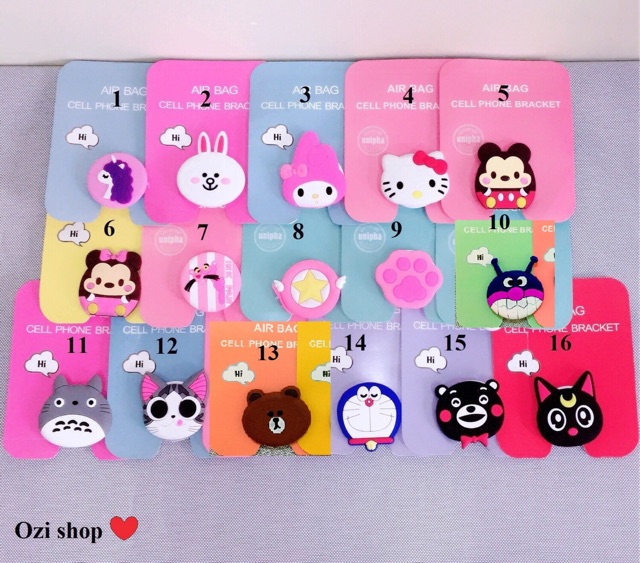 Giá Đỡ Điện Thoại Hình Gấu Đơ Siêu Đẹp Siêu Cute ( chọn mẫu). | BigBuy360 - bigbuy360.vn