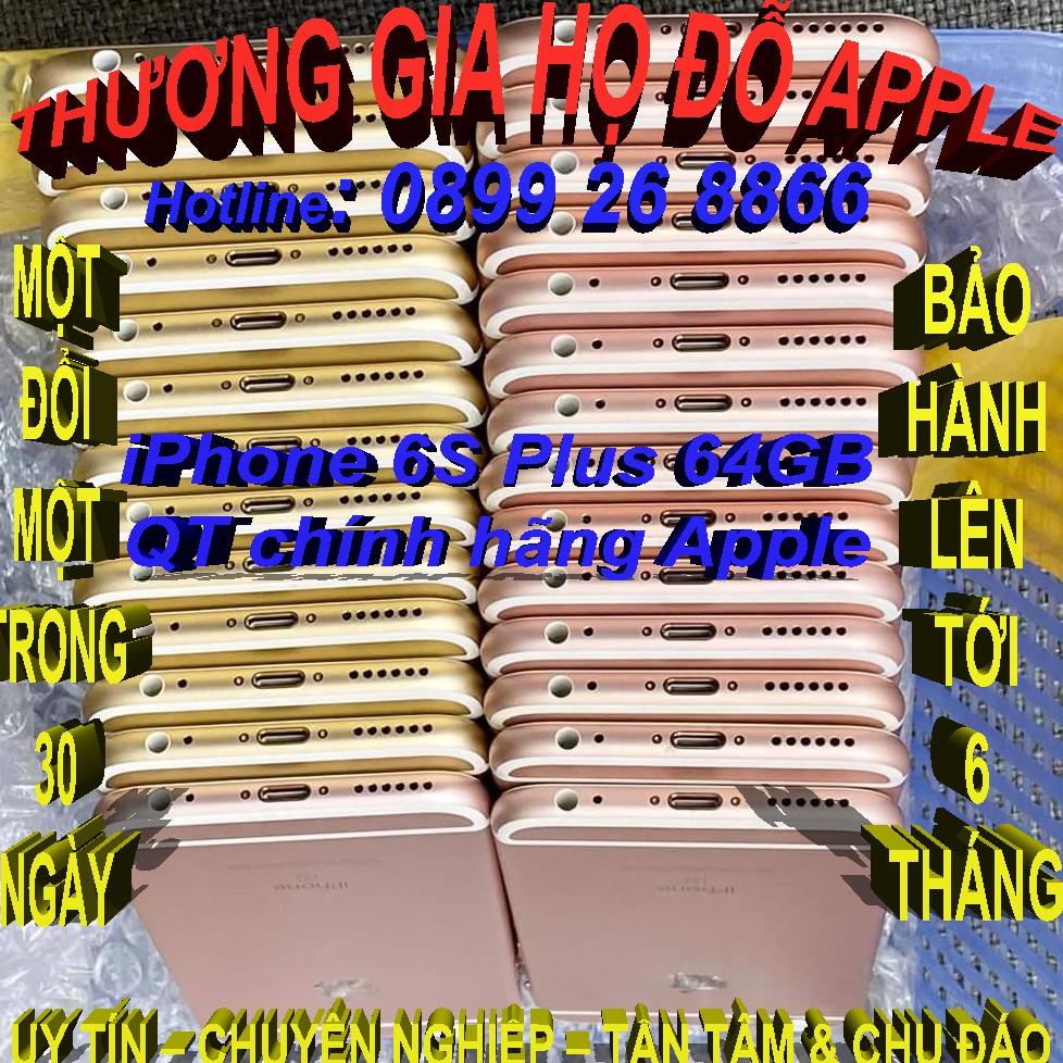 Điện thoại iPhone 6S Plus bản quốc tế chính hãng Apple đủ màu bộ nhớ 16G/64G giao hàng toàn quốc & iPhone 5S QT 16G đẹp