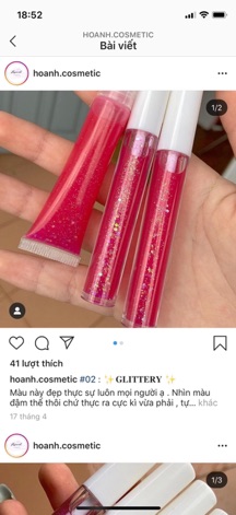 TUÝP ĐỰNG SON BÓNG