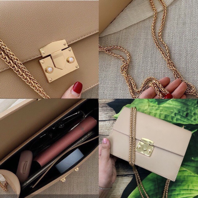 FREESHIP 50K - Túi xách nữ đeo chéo dáng Bassic sang trọng DR500