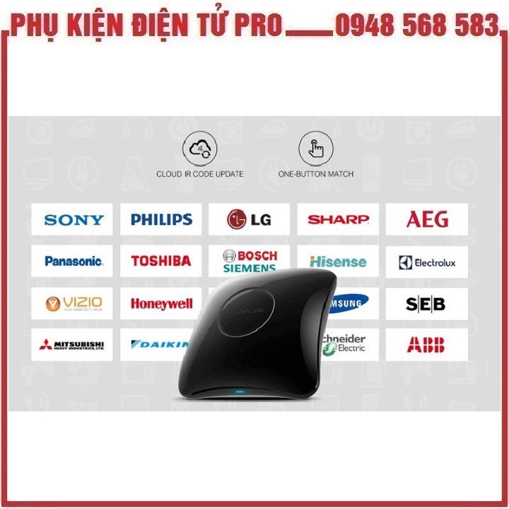 [HÀNG CHÍNH HÃNG] TRUNG TÂM ĐIỀU KHIỂN TỪ XA BROADLINK RM4 PRO PHIÊN BẢN NÂNG CẤP CỦA BROADLINK RM PRO+