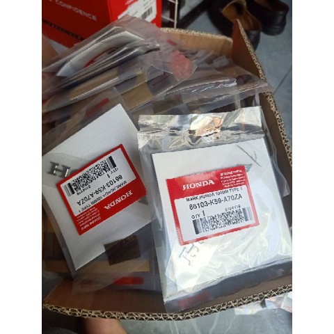 Tem chữ nổi honda cho xe vario chính hãng honda indo