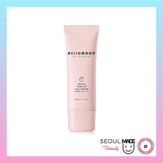 Kem Chống Nắng Cấp Ẩm Dịu Nhẹ ATOPALM MELLOMOOD PEACH TONEUP SUN CREAM_Mỹ phẩm Hàn Quốc chính hãng
