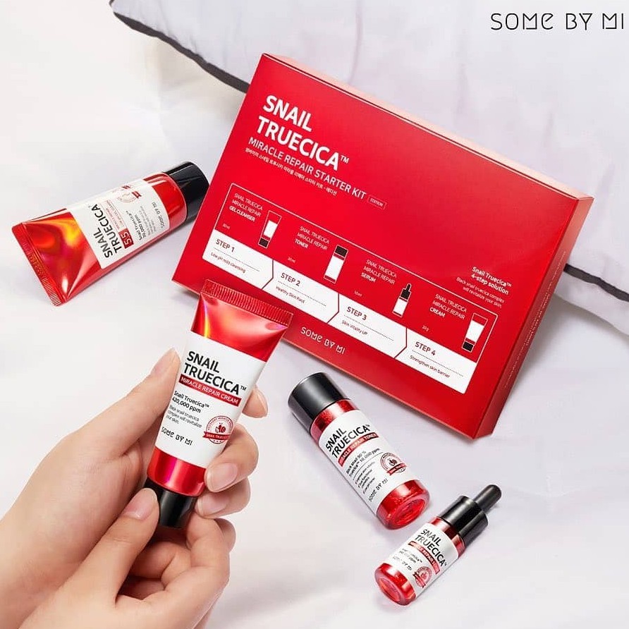 Bộ ​SOME BY MI Snail Truecica Miracle Repair Starter Kit 4Pcs