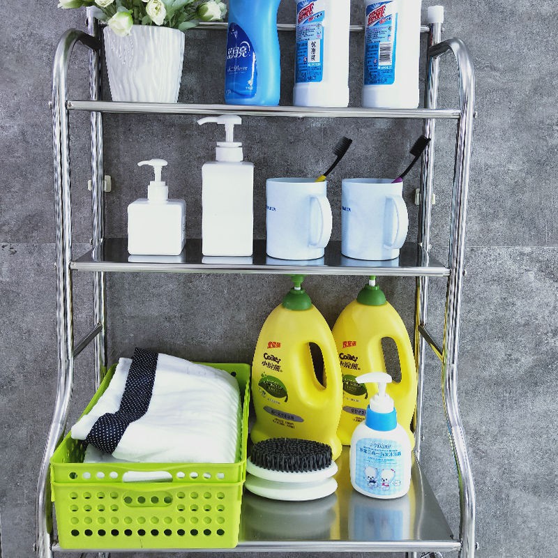 Giá đỡ bồn cầu không đục lỗ, nhà tắm, cầu, kho vệ sinh, máy giặt, kệ sinh từ sàn đến trần < | BigBuy360 - bigbuy360.vn