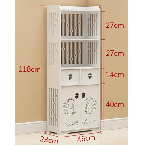 Tủ Nhà Tắm 2 Cánh Con Sóc chống nước hiện đại thông minh chính hãng IGA- IG352