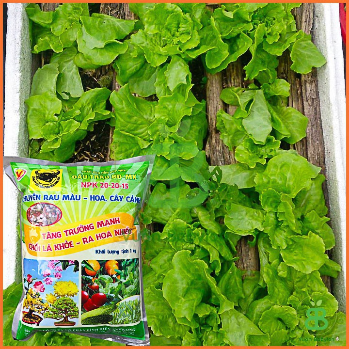 Phân Bón Hỗn Hợp Đầu Trâu NPK 20-20-15 dạng viên chuyên dùng cho rau màu , cây cảnh 1kg