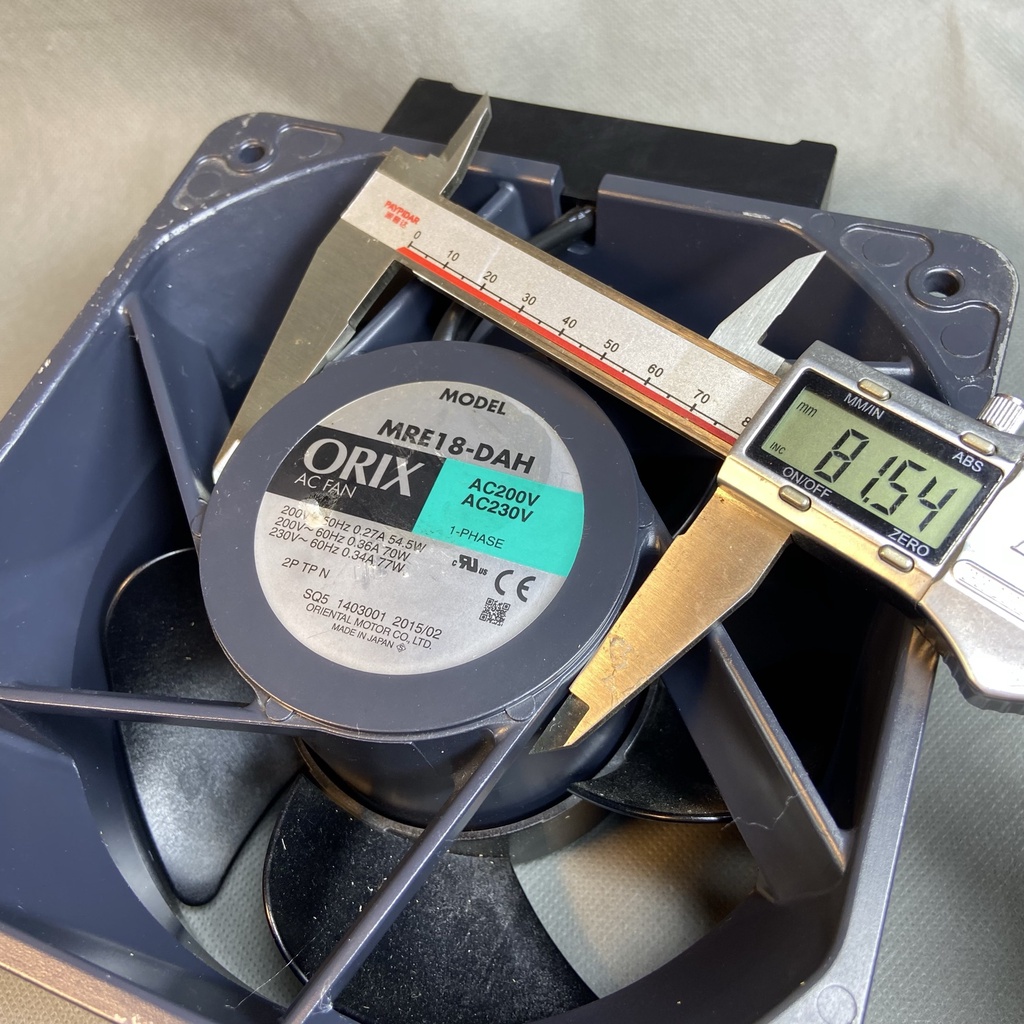 QUẠT ORIX 18 cm, 220V 77W khung nhôm , gió mạnh, MRE18-DAH, QUẠT CÔNG NGHIỆP