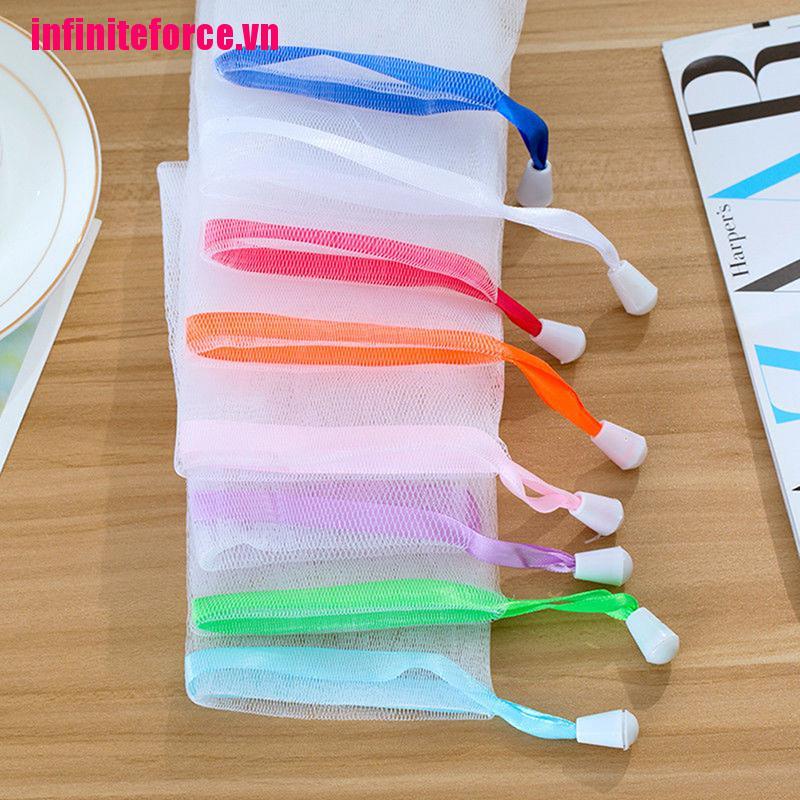 [Hàng mới về] 10 Túi lưới đựng xà phòng chăm sóc da tiện lợi chất lượng