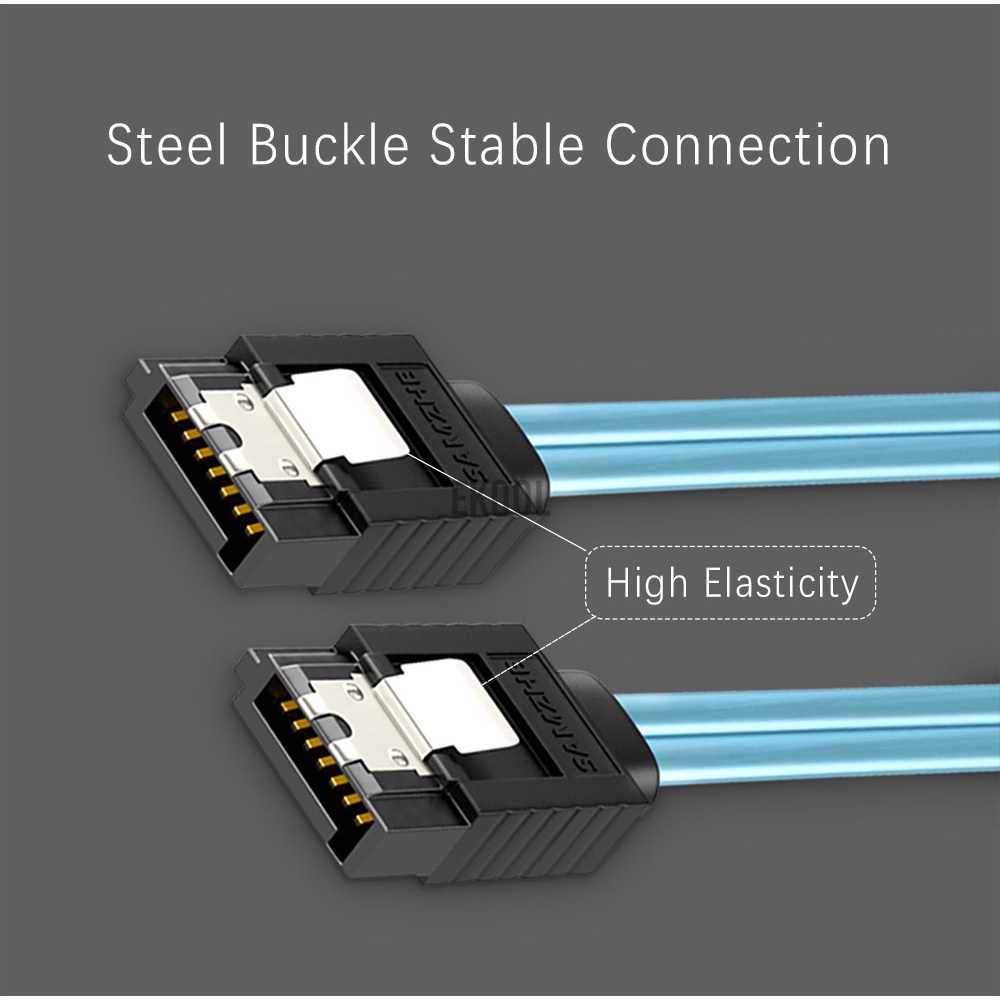 Dây Cáp Samzhe Sata Iii 6.0 Gbps Cho Hdd Ssd Dvd Pc Data 50 / 100cm | BigBuy360 - bigbuy360.vn