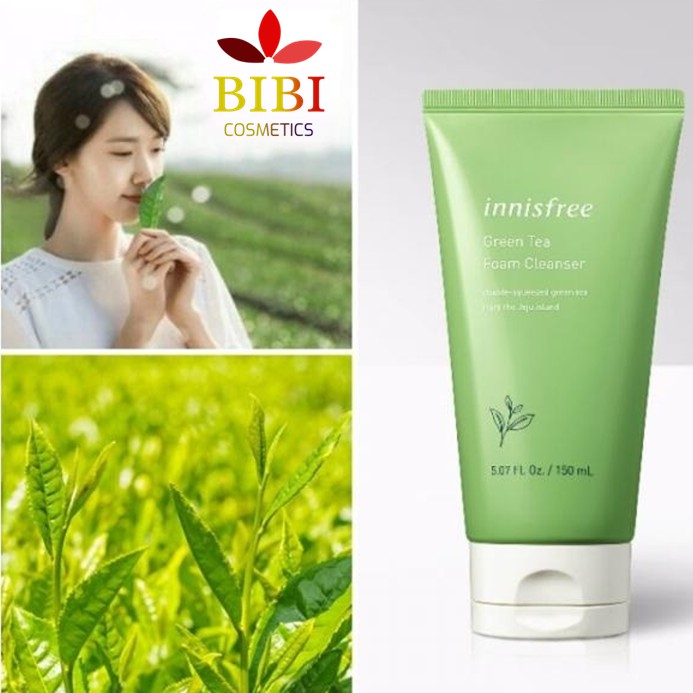 이니스프리 SỮA RỬA MẶT INNISFREE TRÀ XANH PHIÊN BẢN MỚI