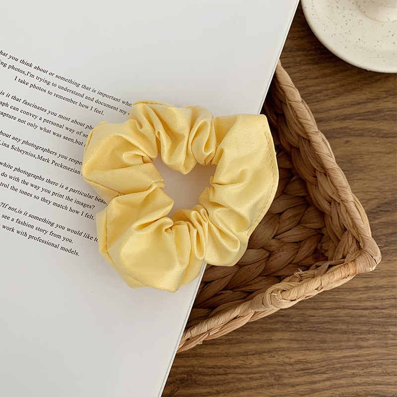 Dây buộc tóc da pu đơn giản d20102009