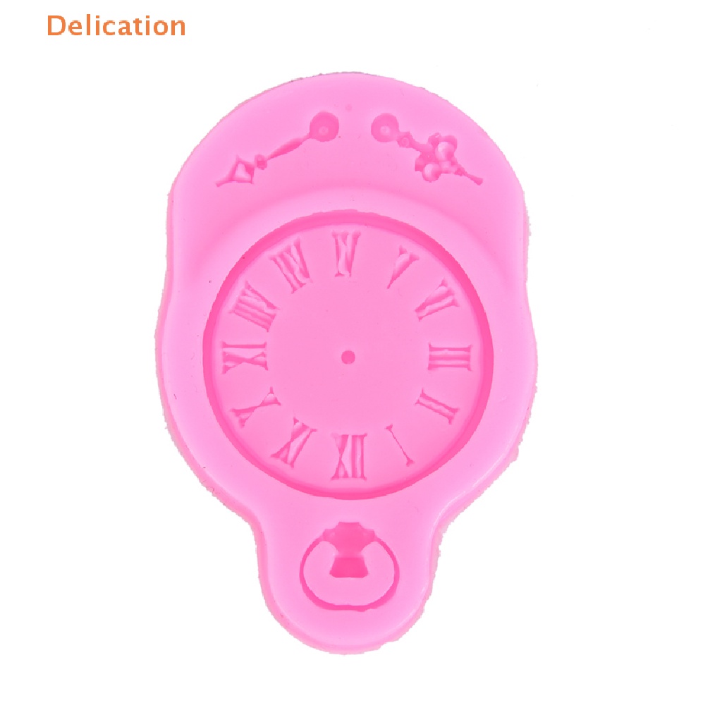 1 Khuôn Silicone Làm Bánh Hình Đồng Hồ