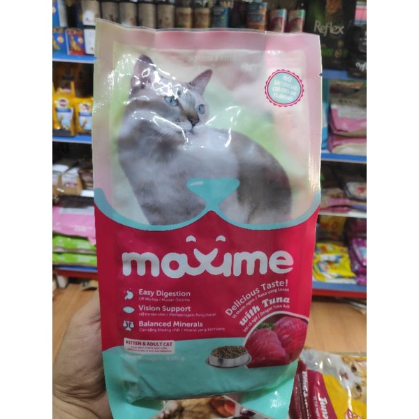 Thức ăn hạt mèo Maxime Kitten & Adult gói 400g