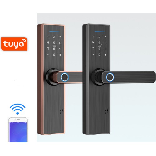 Khóa cửa thông minh wifi - khóa vân tay điều khiển bằng ứng dụng tiếng việt Tuya