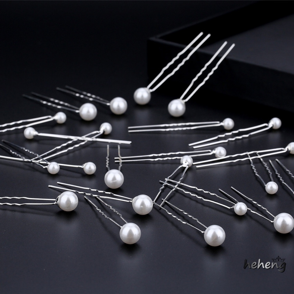 Bộ 20 Trâm Cài Tóc Bằng Hợp Kim Đính Ngọc Trai Phong Cách Trung Hoa Cổ Điển Dành Cho Nữ Mặc Sườn Xám