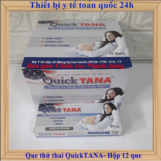 [Chính hãng] Combo 6 que thử thai Quicktana