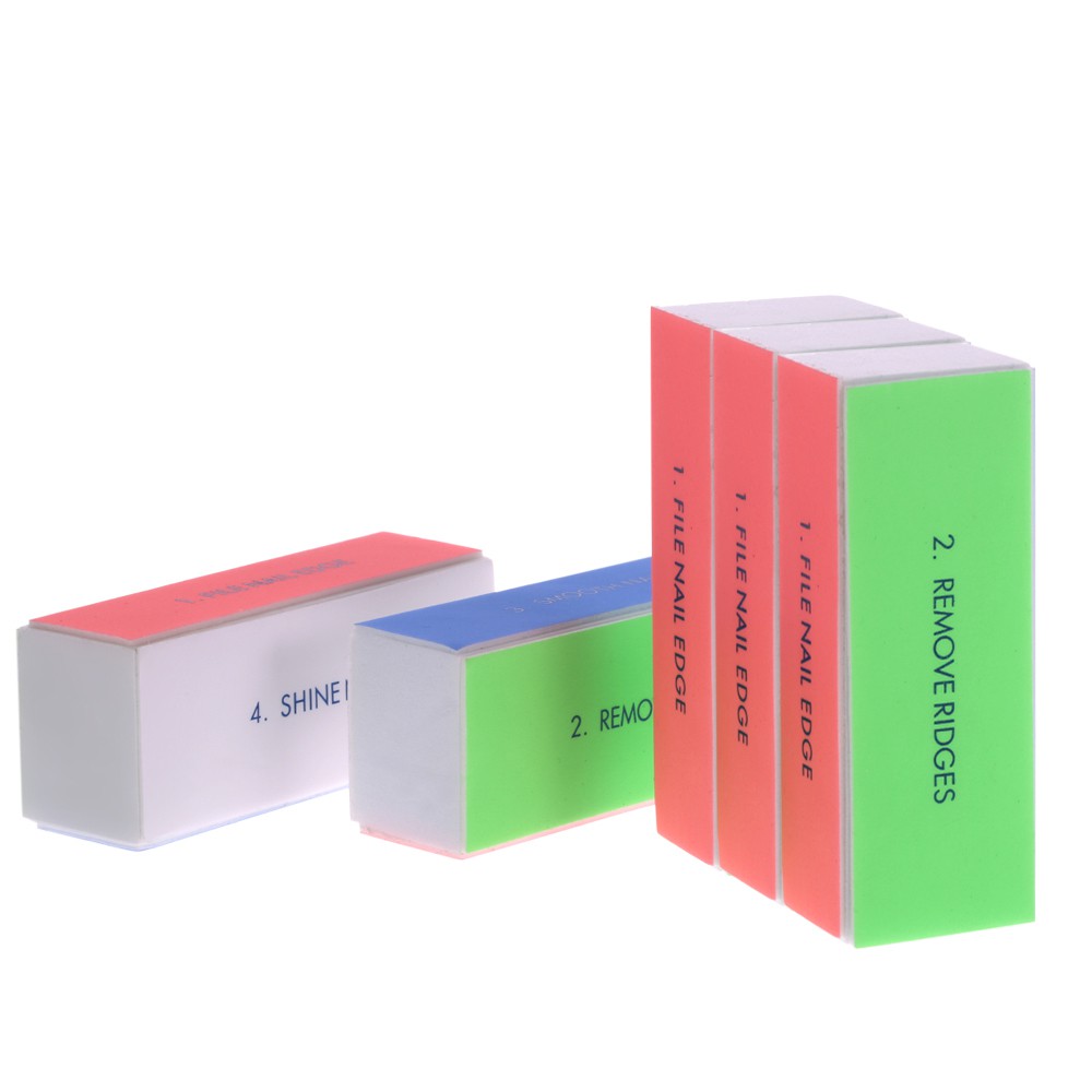 Bộ 3 Dụng Cụ Đánh Bóng Móng Tay 4 Mặt Chuyên Dụng