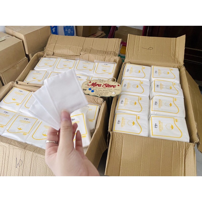BỊCH BÔNG TẨY TRANG 222 MIẾNG COTTON PADS