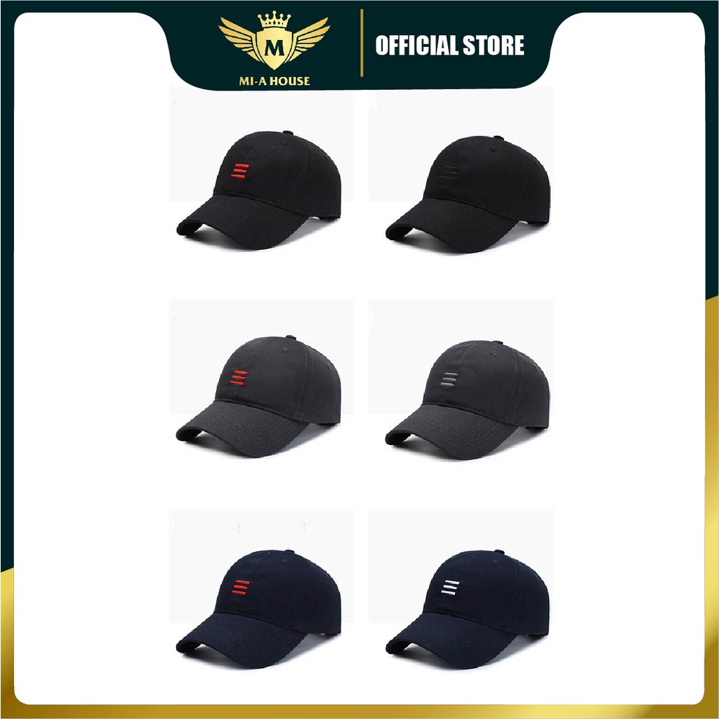 Mũ lưỡi trai 3 sọc cao cấp kèm video thật sản phẩm