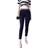 Quần legging co giãn phối cạp chun