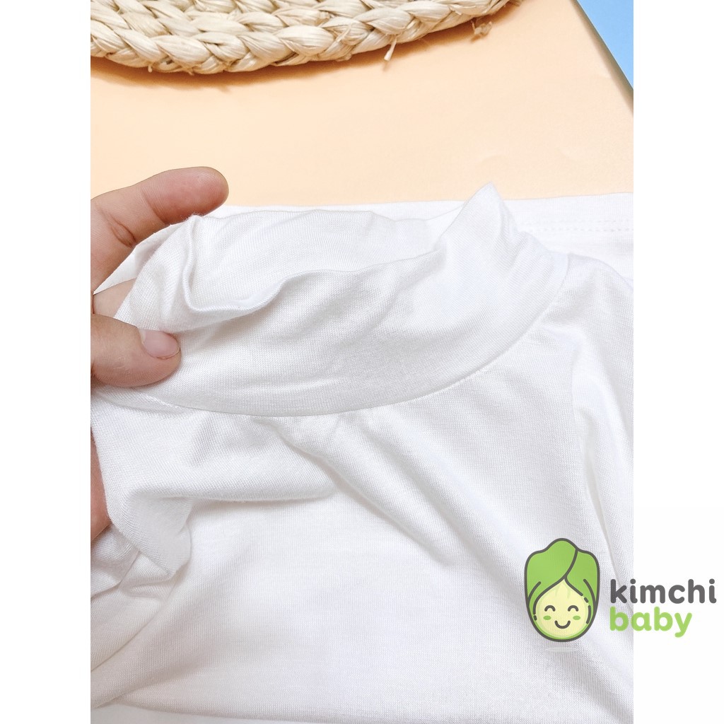 [Mã KIDEOM11 hoàn 100K xu đơn 500K] Áo Dài Tay Cao Cổ Cao 3 Phân Trơn Chất Thun Lạnh Cho Bé Peekaboo Minky Mom MKMA01 | BigBuy360 - bigbuy360.vn