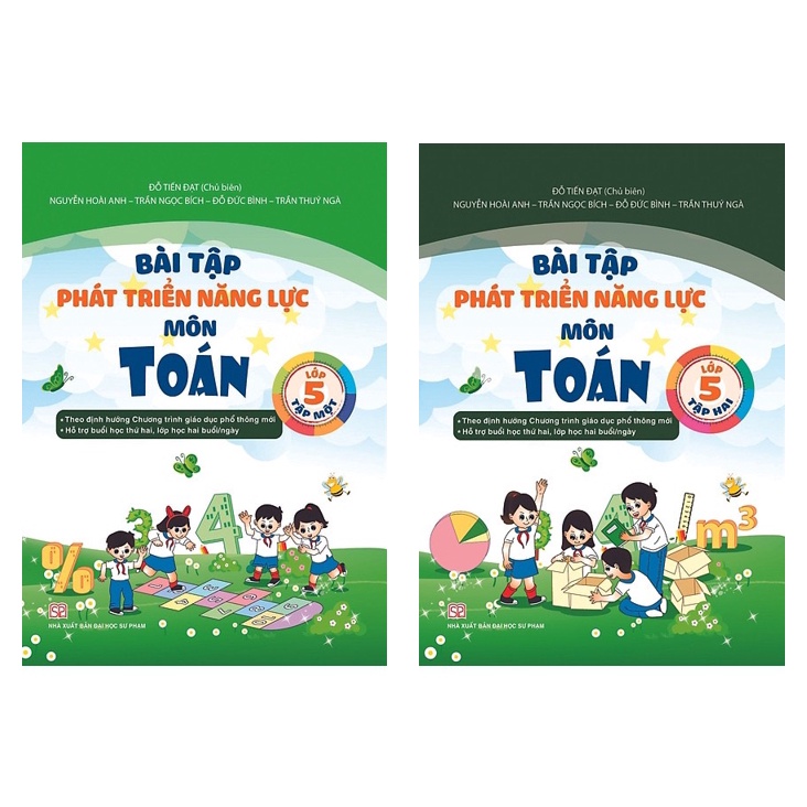 Sách - Combo Bài Tập Phát Triển Năng Lực Môn Toán Lớp 5