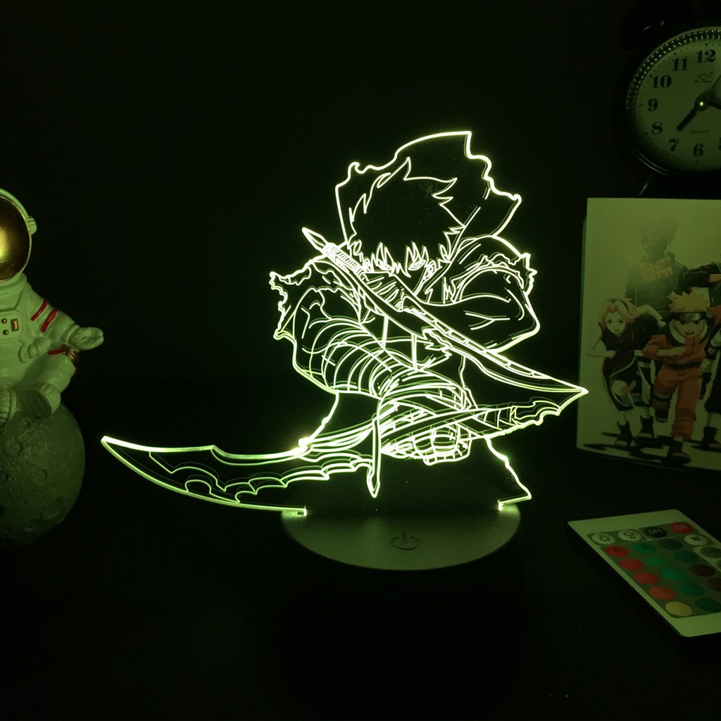 Đèn led phát quang thiết kế mô hình phong cách anime Cheng Xiaoyu để bàn trang trí phòng nhà