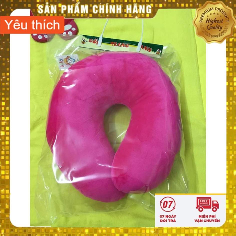 💛 Gối vòng cổ màu hồng