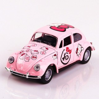Mô hình xe ô tô đồ chơi hello kitty với tỷ lệ 1:32
