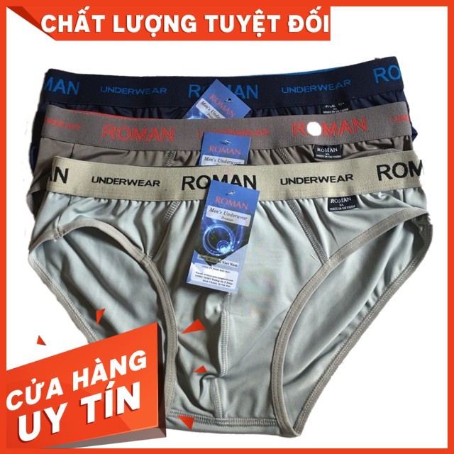 ( FREESHIP 99k TQ) [ GIÁ SĨ ]COMBO 5 QUẦN LÓT NAM ROMAN THUN LẠNH VNXK XÃ KHOHOT !!!