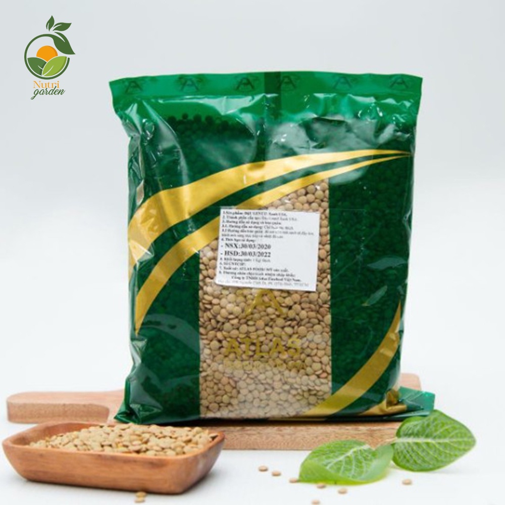 Đậu lăng xanh Green Lentils nhập khẩu Mỹ