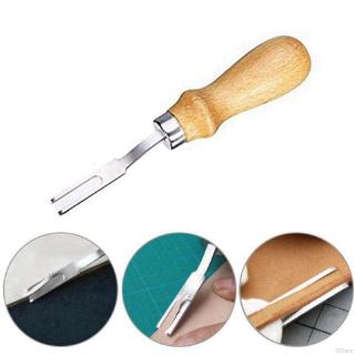 Dùi đục làm đồ da handmade cán gỗ DIY