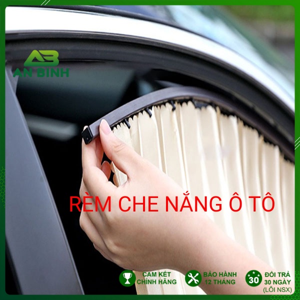 [Mã LIFEAUMAY giảm 10% tối đa 30k đơn 150k] Bộ 4 Rèm Che Nắng Xe Ô Tô Chất Liệu Vải Cao Cấp, Gắn Nam Châm Thông Minh