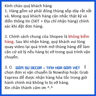 Bình hoa mini cao 12cm - Bát Tràng