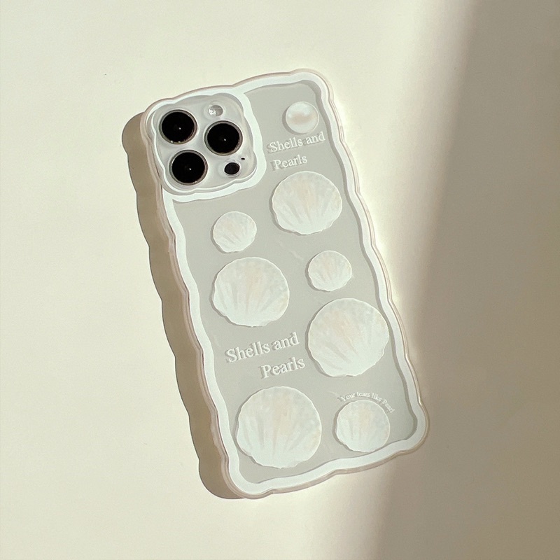 (SIÊU RẺ) Ốp lưng iphone viền sóng vỏ ngọc siêu xinh 7plus/8/8plus/x/xr/xs/11/12/13/pro/max/plus/promax