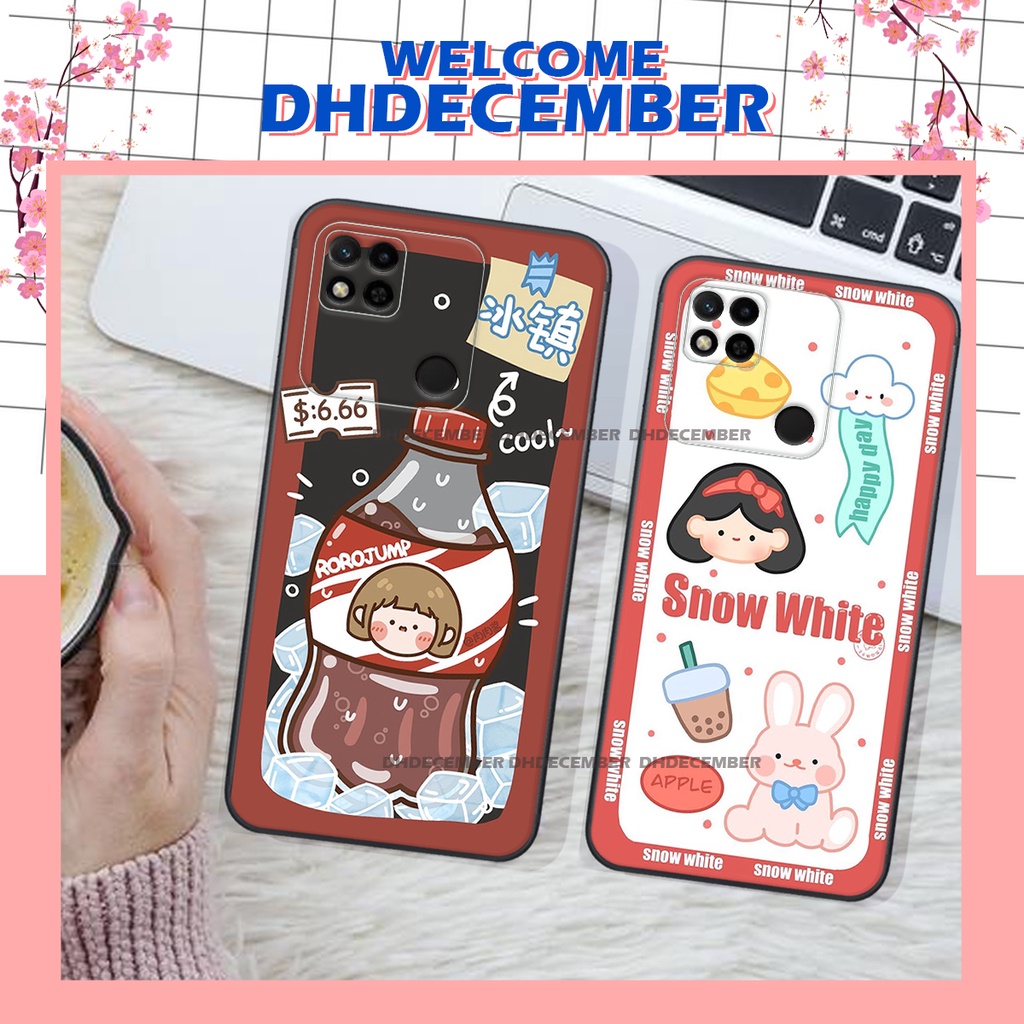 Ốp lưng Xiaomi REDMI 10A - BẢO VỆ CAMERA  in hình 3D GẤU HỒNG-GẤU BEER -CỰC XINH-RẺ