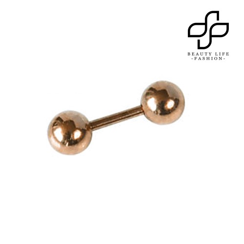 1 Đôi Bông Tai Nam Bằng Thép Không Gỉ 3mm 4mm 5mm