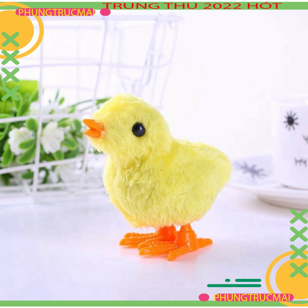 PVN17374 Đồ chơi gà con vặn cót - Gà nhảy dây cót vui nhộn T8