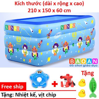 Bể bơi 2m1 3 tầng -Rẻ nhất