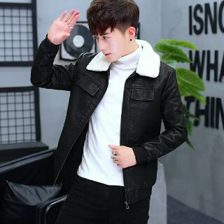 Áo da lót lông sẵn size L